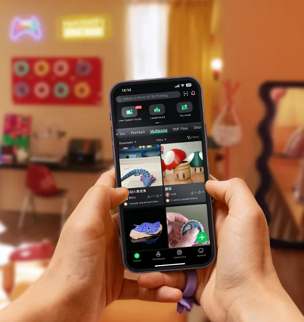 Creality Cloud uygulamasıyla model bulma ve uzaktan baskı