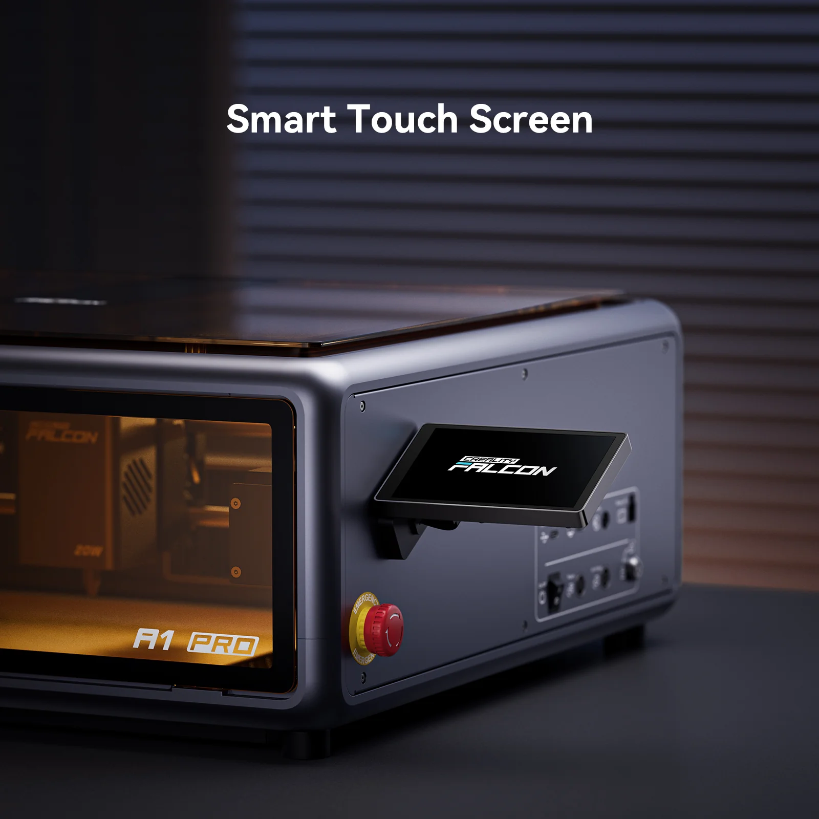 Creality Falcon A1 Pro akıllı dokunmatik kontrol ekranı