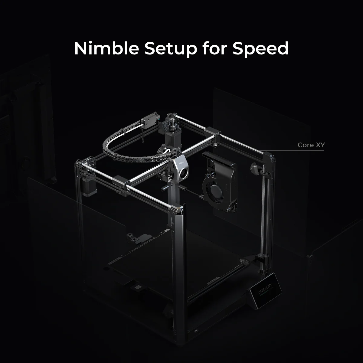 Creality K1 Max 2025 CoreXY mekanik sistemi