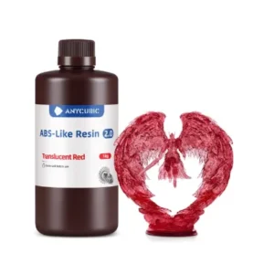 Anycubic ABS Like Resin 2.0-Translucent Red - 20'li Paket