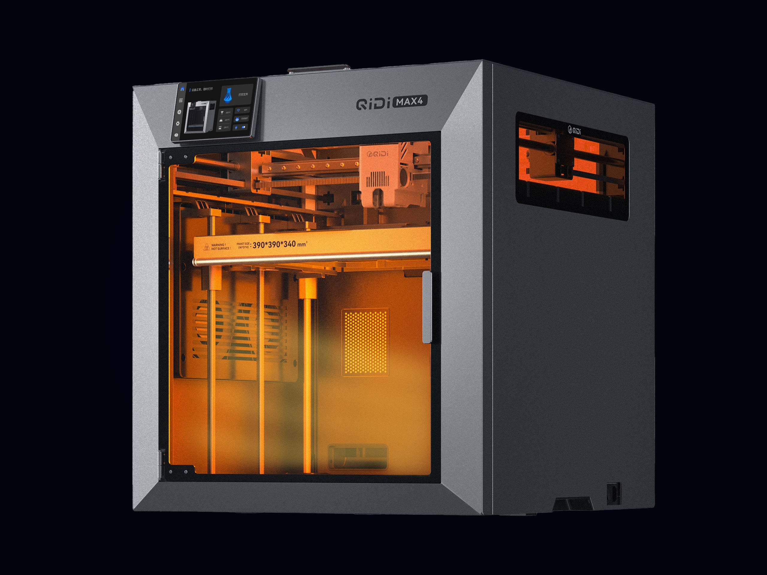 QIDI Max4 65 °C aktif ısıtmalı baskı haznesi